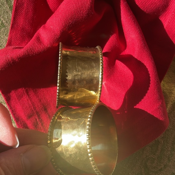 8 napkin holders- gold metal - Picture 3 of 4